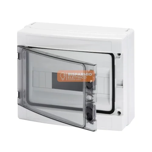 Centralino Gewiss IP65 12 Moduli con Pareti Lisce per Morsettiere – GW40103