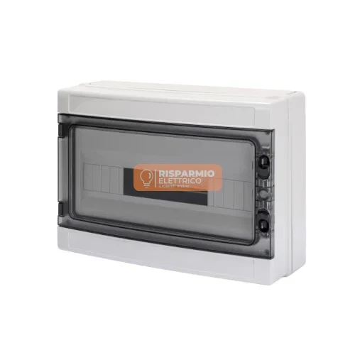Centralino Gewiss IP65 18 Moduli con Pareti Lisce per Morsettiere – GW40106