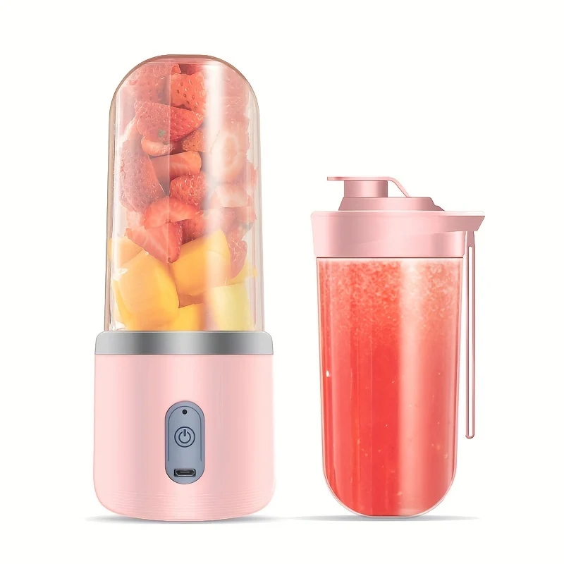 Spremiagrumi Portatile USB A 6 Lame, Spremiagrumi Tazza Per Succhi Di Frutta Spremiagrumi Elettrico Automatico Piccolo Frullatore Per Frullati Ice CrushCup Robot Da Cucina