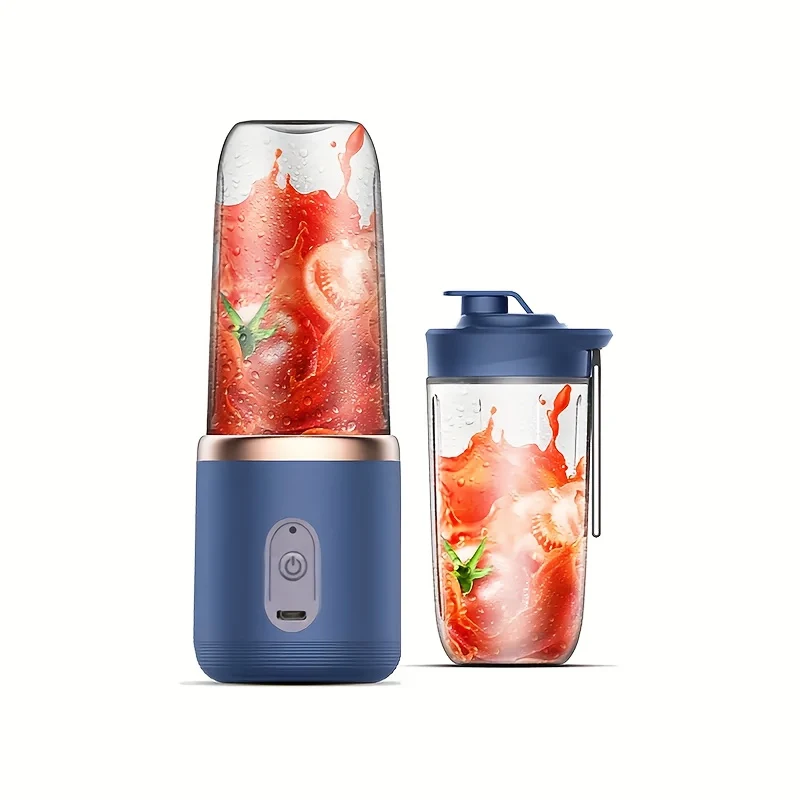 Spremiagrumi Portatile USB A 6 Lame, Spremiagrumi Tazza Per Succhi Di Frutta Spremiagrumi Elettrico Automatico Piccolo Frullatore Per Frullati Ice CrushCup Robot Da Cucina