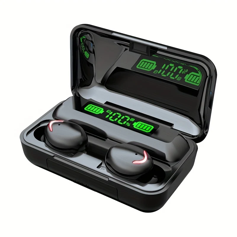 TWS Auricolari Wireless, Cuffie Stereo, Cuffie Sportive, Auricolari In Ear Con Display LED Di Ricarica