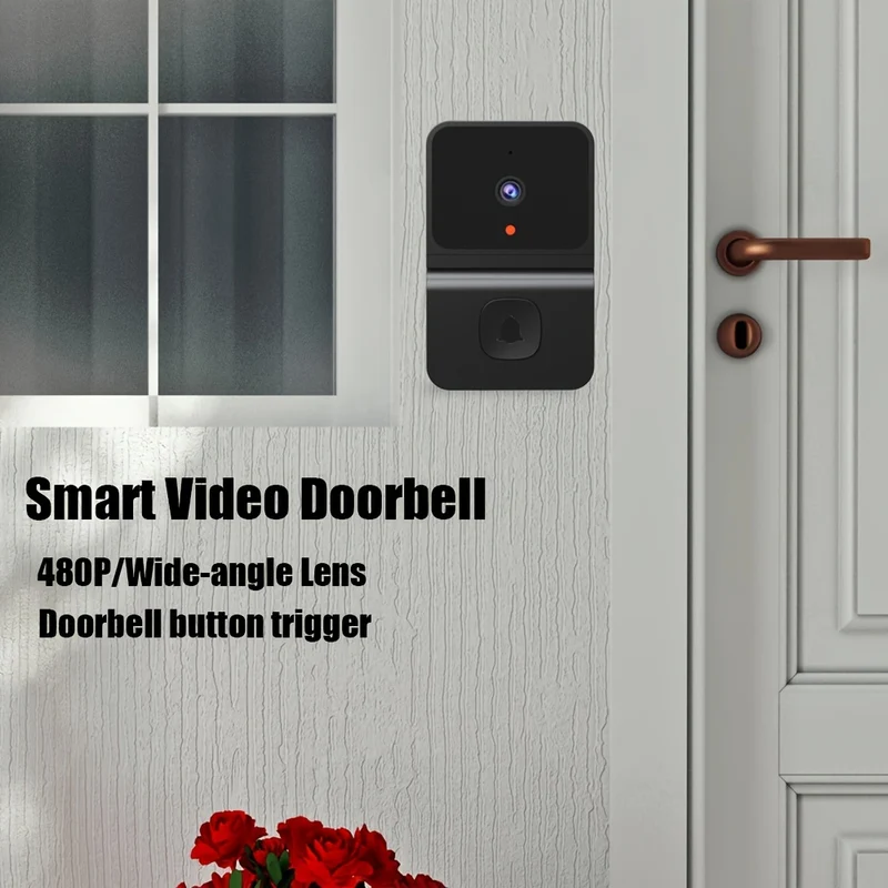 1 Pz Campanello Video Intelligente, Senza Fili Wi-Fi Per Abitazione A Basso Consumo Con Standby Prolungato, App Per Citofono Da Remoto, Archiviazione Cloud Gratis (batteria Integrata)