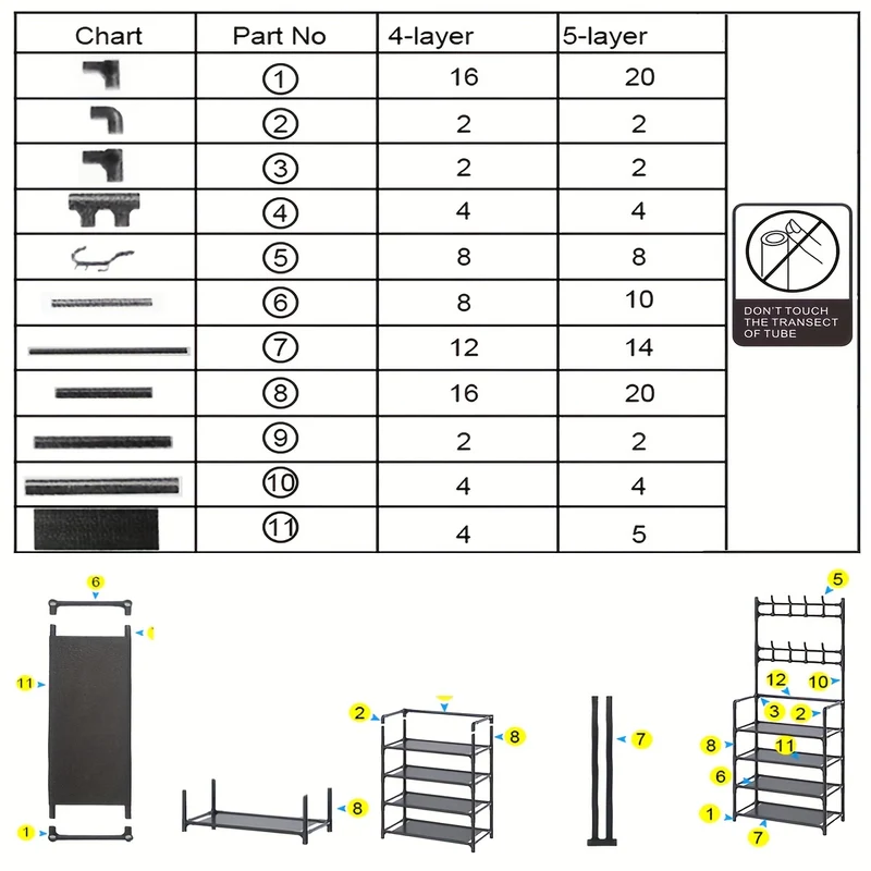 1pc Appendiabiti, Appendiabiti Autoportante Con Panca Portaoggetti Per Scarpe, Appendiabiti Per Assemblaggio Multistrato, Porta D'ingresso Del Soggiorno Lato Vestiti Per Il Bagno Cappello Scarpe Appendiabiti