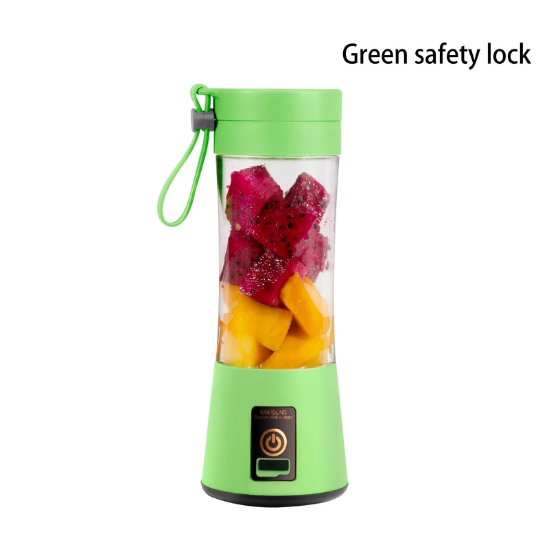 Tazza Frullatore Portatile USB Elettrica Premium, Mini Tazza Spremiagrumi Portatile Per Frullati E Frullati, Succhi Di Frutta, Latte, Frutta, Verdura, Bottiglia Shaker Per Proteine, Mixer, 380 Ml, Bottiglia Per Viaggi