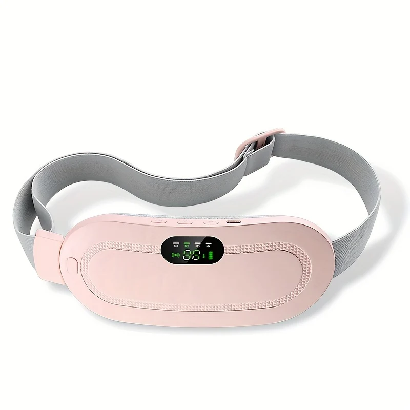 Cuscinetto Riscaldante Wireless Portatile, Cuscinetto Riscaldante Mestruale, Cuscinetto Riscaldante Per La Schiena, Regolazione Della Temperatura A 3 Velocità E Modalità Massaggio A 4 Velocità, Fascia Addominale