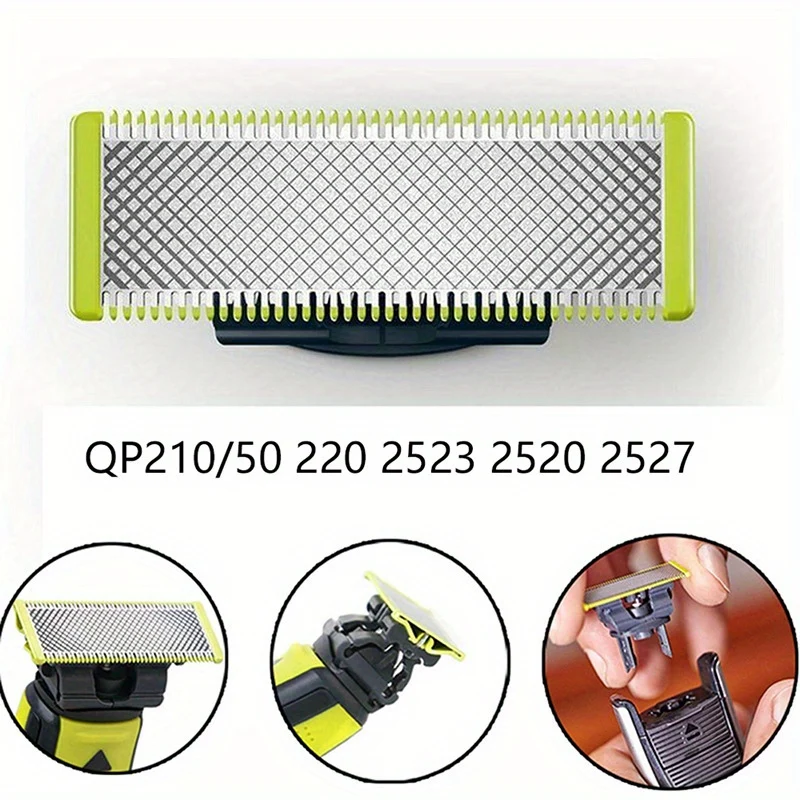 Testina Di Ricambio Per La Pulizia Del Rasoio Elettrico, Testina Per Rifinitura In Acciaio Inossidabile A Forma Di T Di Ricambio Per QP210/50 220 2523 2520 2527