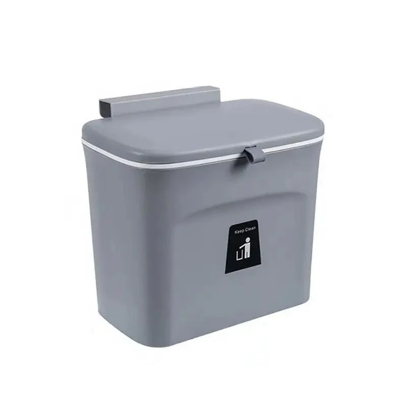 Pattumiera sospesa a parete per porta dell'armadio, secchio per la casa, pattumiera scorrevole con coperchio ribaltabile, adatto per camera da letto, bagno, soggiorno per il cambio del pannolino del bambino, Halloween, Ringraziamento e regalo di Natale