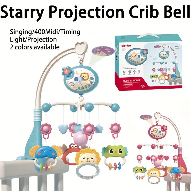 Giocattoli Da Comodino Per Bambini: Campanello Per Passeggino, Rotatore Musicale, Luce Di Proiezione Con Telecomando E Altro: Comfort Perfetto Per I Neonati! Regali Di Natale Del Ringraziamento Di Halloween