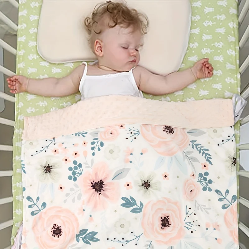 Double Beanie Coperta Bambino Autunno Inverno Plush Quilt Bambini Confortevole Coperta Coperta Coperta 1pc