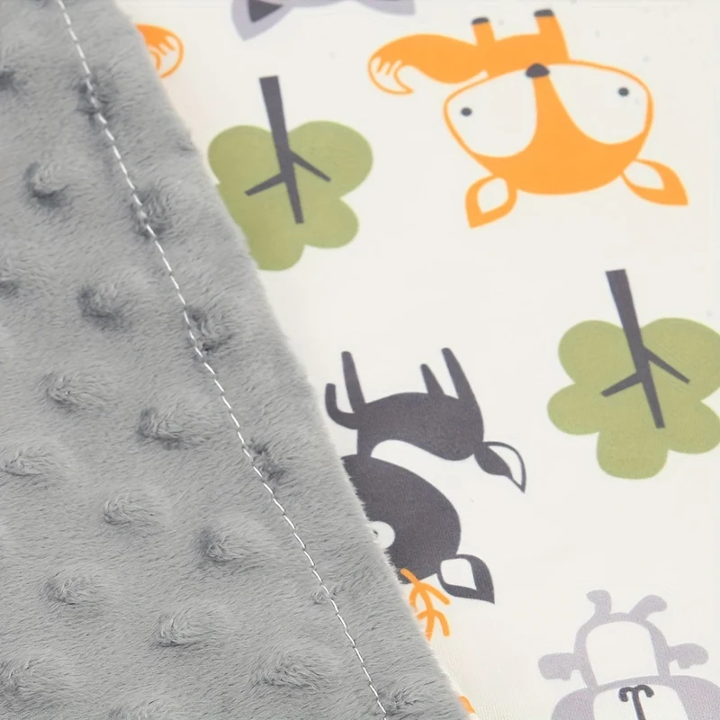 Double Beanie Coperta Bambino Autunno Inverno Plush Quilt Bambini Confortevole Coperta Coperta Coperta 1pc