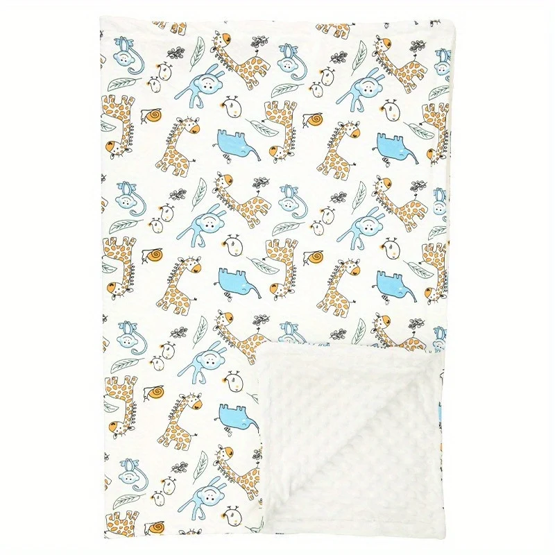 Double Beanie Coperta Bambino Autunno Inverno Plush Quilt Bambini Confortevole Coperta Coperta Coperta 1pc
