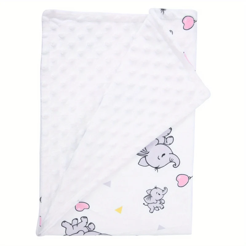 Double Beanie Coperta Bambino Autunno Inverno Plush Quilt Bambini Confortevole Coperta Coperta Coperta 1pc