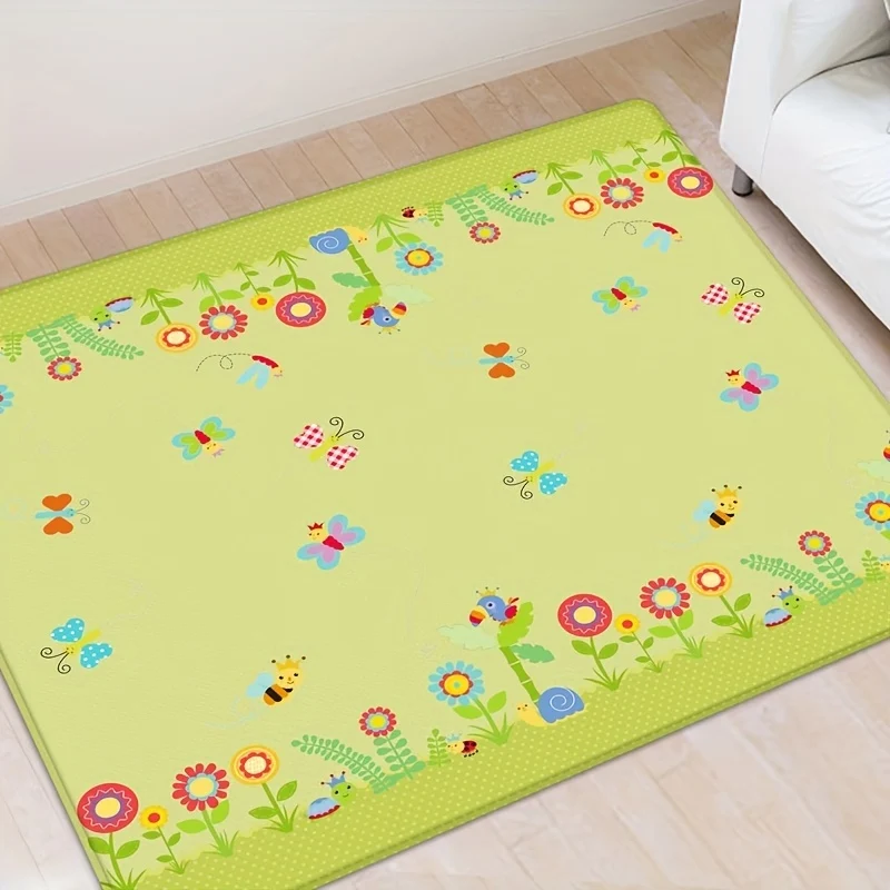 Tappetino da gioco grande imbottito in schiuma impermeabile per neonati, neonati, bambini piccoli, recinti da gioco e tempo sulla pancia, tappetino per attività pieghevole, 177,8 cm. X 99,06 cm, regalo di Natale, Halloween, Giorno del Ringraziamento