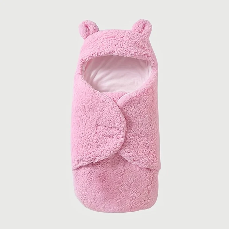 Fascia ultra morbida per orsacchiotto in pile invernale per neonato, regalo di Natale, Halloween, giorno del Ringraziamento