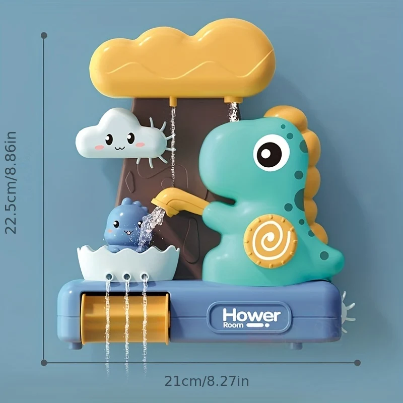 Giocattolo per il bagnetto del bambino Dinosauro Bagno Doccia Acqua nebulizzata Giocattolo Bagno Bagno Vasca da bagno Doccia Gioco Giocattolo per bambini Giocattoli da bagno Natale Halloween Regali del Ringraziamento