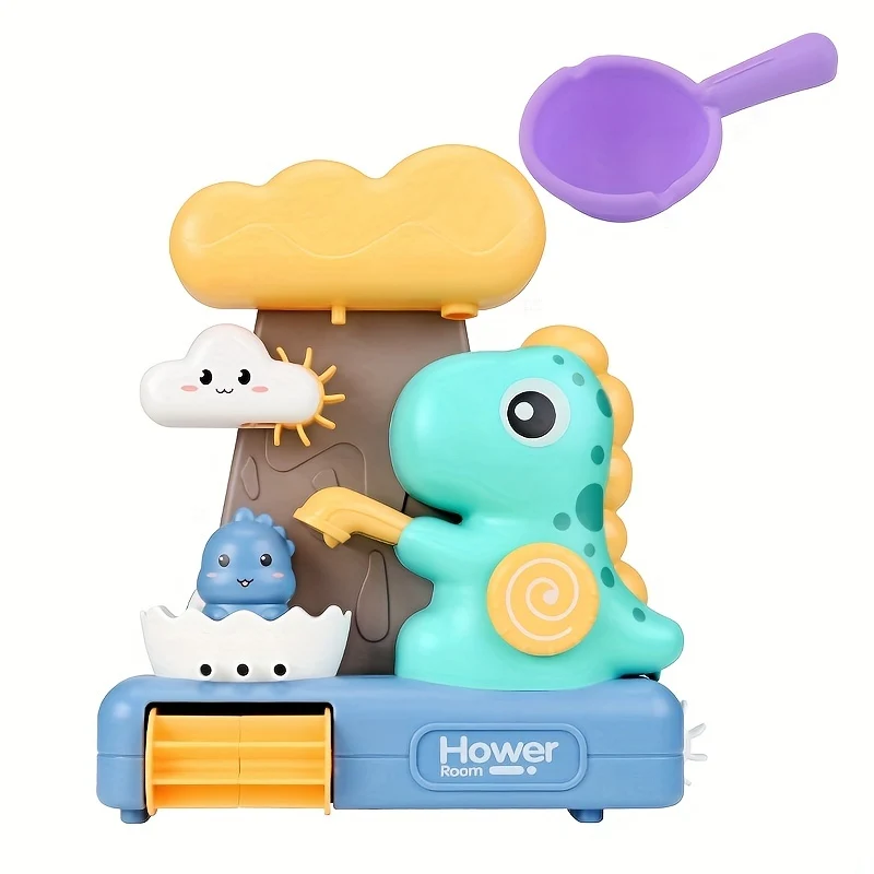 Giocattolo per il bagnetto del bambino Dinosauro Bagno Doccia Acqua nebulizzata Giocattolo Bagno Bagno Vasca da bagno Doccia Gioco Giocattolo per bambini Giocattoli da bagno Natale Halloween Regali del Ringraziamento