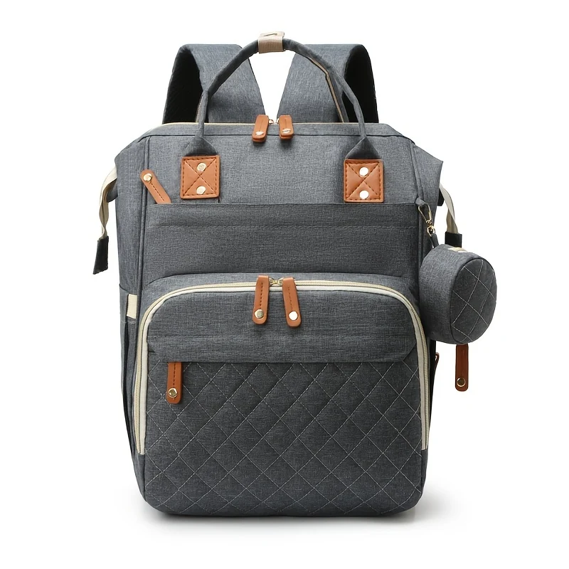 Borsa per mamma classica Borsa per mamma e bambino multifunzionale con ricarica USB Borsa per mamma e bambino leggera in tinta unita Borsa per pannolini Natale, Halloween, regalo di Ringraziamento