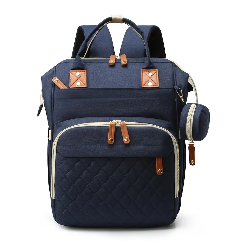 Borsa per mamma classica Borsa per mamma e bambino multifunzionale con ricarica USB Borsa per mamma e bambino leggera in tinta unita Borsa per pannolini Natale, Halloween, regalo di Ringraziamento