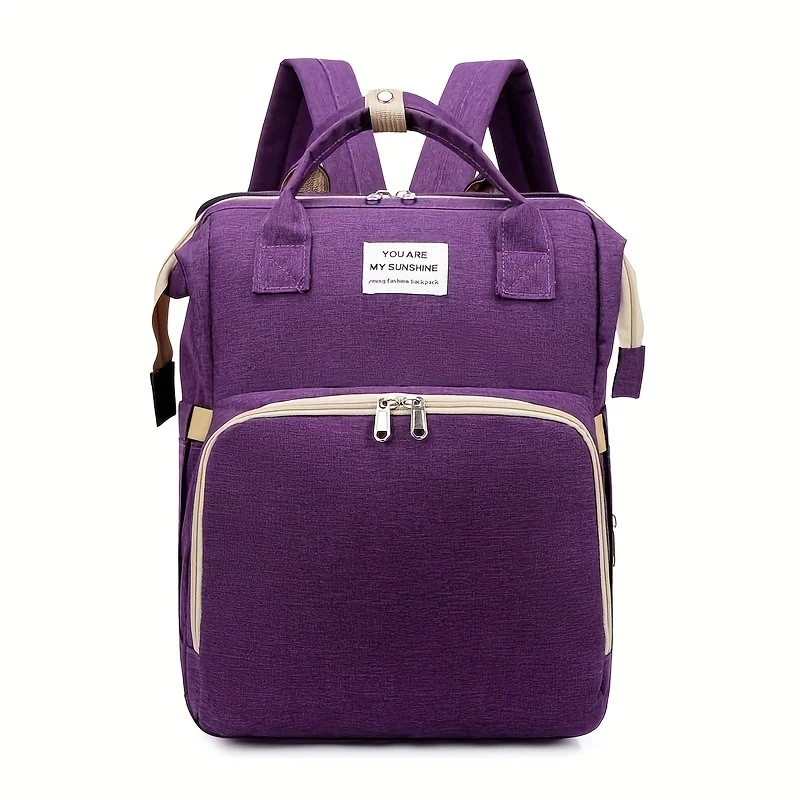 Borsa per pannolini di grande capacità da 1 pezzo, zaino portatile per mamma, regalo di Halloween, Ringraziamento e Natale