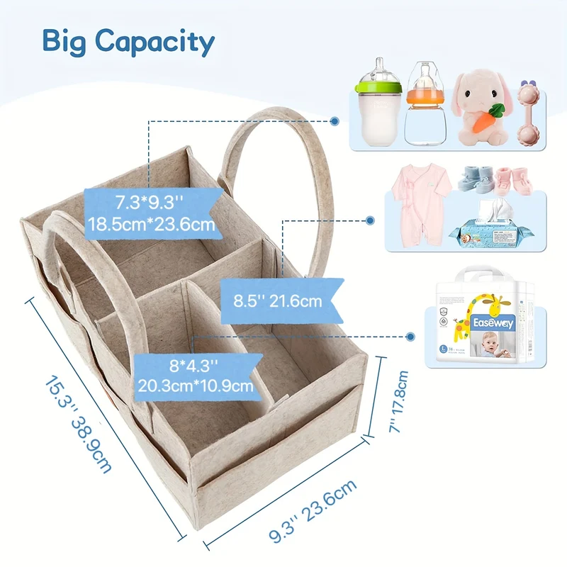 Massimizza il tuo fasciatoio con questo adorabile organizer per pannolini per neonati e ragazze! , Regalo di Natale del Giorno del Ringraziamento di Halloween