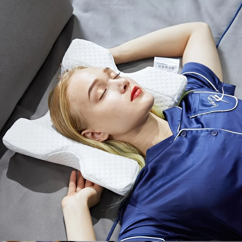 Cuscino Per Coppia Da 1 Pezzo - Fornisce Comfort E Supporto Con Memory Foam - Perfetto Per I Viaggi E Le Coccole