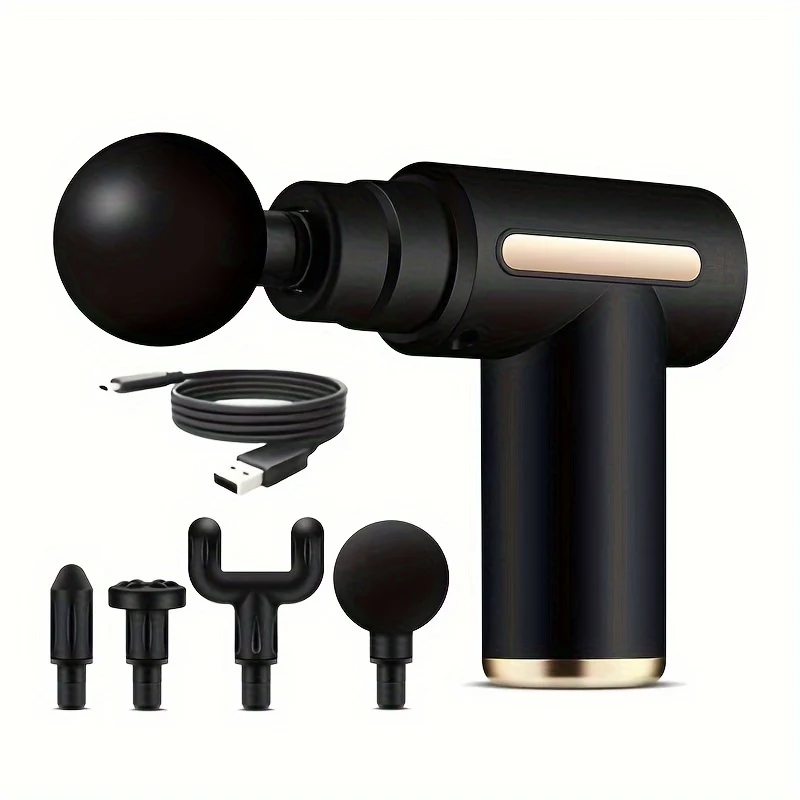 1pc Pistola Per Massaggi, Massaggiatore A Percussione Portatile Per Tessuti Profondi, Design Ultra Compatto Ed Elegante, Alimentato Da Alta Coppia, Regali Per Uomini E Donne