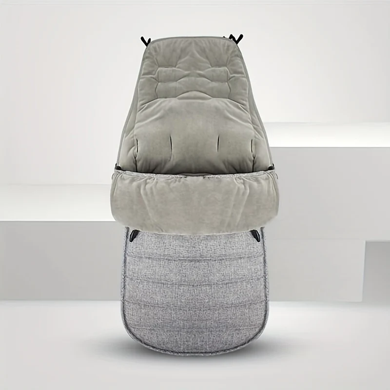 Cuscino Ispessito Per Passeggino, Cuscino In Velluto Addensato Per Passeggino Invernale, Sacco A Pelo, Coprigambe Antivento Accessori Lavabili Per Passeggino