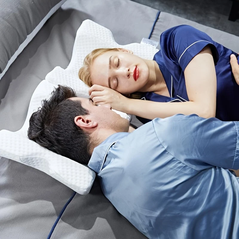 Cuscino Per Coppia Da 1 Pezzo - Fornisce Comfort E Supporto Con Memory Foam - Perfetto Per I Viaggi E Le Coccole