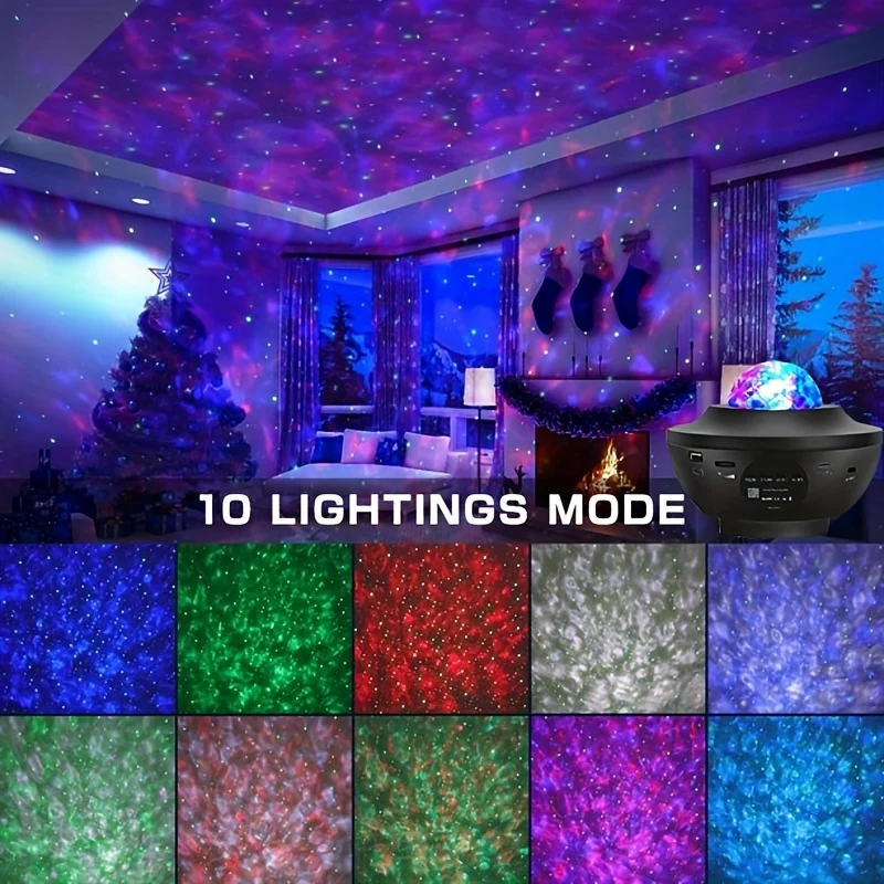 Proiettore Starlight 3 in 1 Altoparlante musicale, telecomando, luce e altro