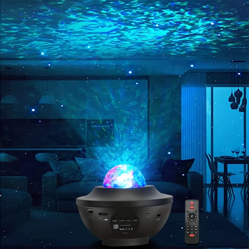 Proiettore Starlight 3 in 1 Altoparlante musicale, telecomando, luce e altro