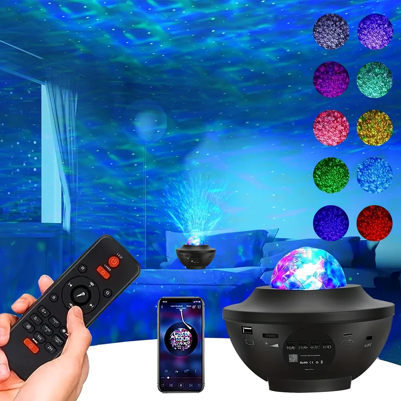 Proiettore Starlight 3 in 1 Altoparlante musicale, telecomando, luce e altro