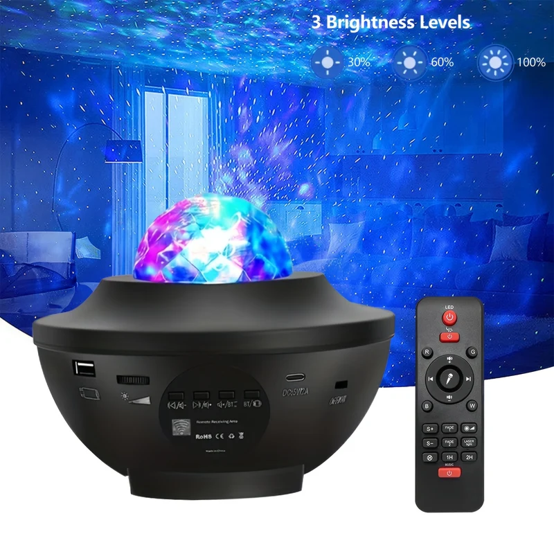 Proiettore Starlight 3 in 1 Altoparlante musicale, telecomando, luce e altro
