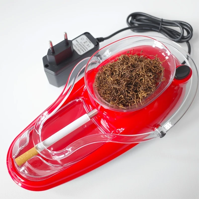 1pc, Rollatore Automatico Elettrico, Rullo Per Sigarette, Strumento Per Arrotolare Sigarette Elettriche Di Terza Generazione, Attrezzatura Portatile Per Sigarette Per Tubo Vuoto Da 8 Mm, Accessori Per Fumatori