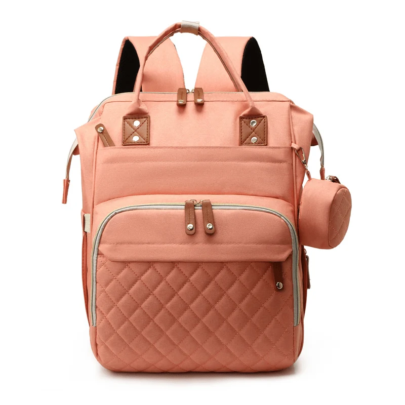 Borsa per mamma di grande capacità Zaino portaoggetti portatile multifunzionale per mamma e bambino Bottiglia di latte Pannolini Multi scomparto Borsa per mamma e bambino Natale, Halloween, Regalo del Giorno del Ringraziamento