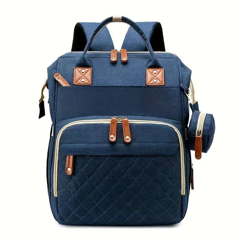 Borsa per mamma di grande capacità Zaino portaoggetti portatile multifunzionale per mamma e bambino Bottiglia di latte Pannolini Multi scomparto Borsa per mamma e bambino Natale, Halloween, Regalo del Giorno del Ringraziamento