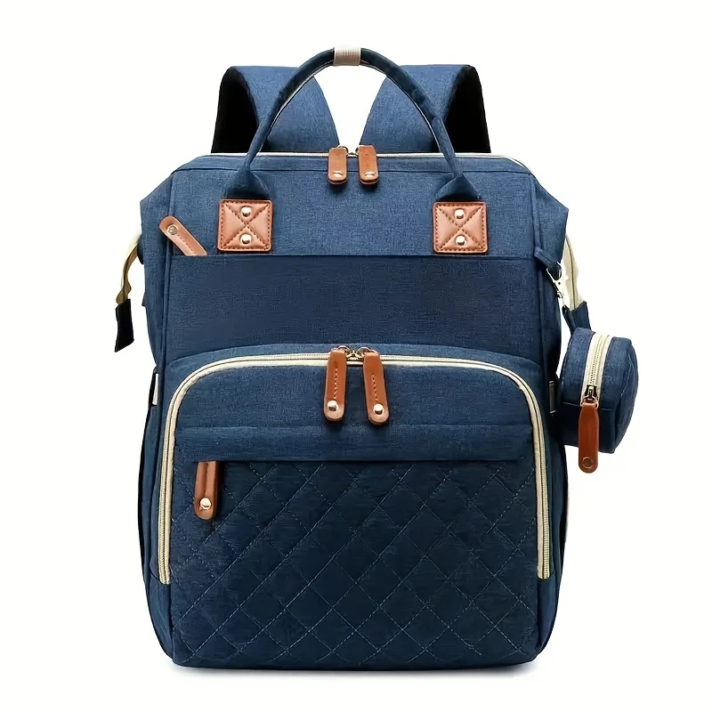 Borsa per mamma di grande capacità Zaino portaoggetti portatile multifunzionale per mamma e bambino Bottiglia di latte Pannolini Multi scomparto Borsa per mamma e bambino Natale, Halloween, Regalo del Giorno del Ringraziamento