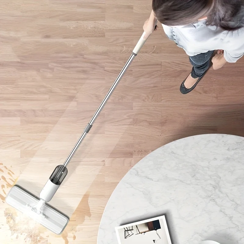 1PC Spray Mop Con Una Testa Di Mop Sostituibile, Strumenti Per La Pulizia Della Casa Trending Spraver 360 Gradi Girevole Microfibra, Spray Mopfor MagicOnline