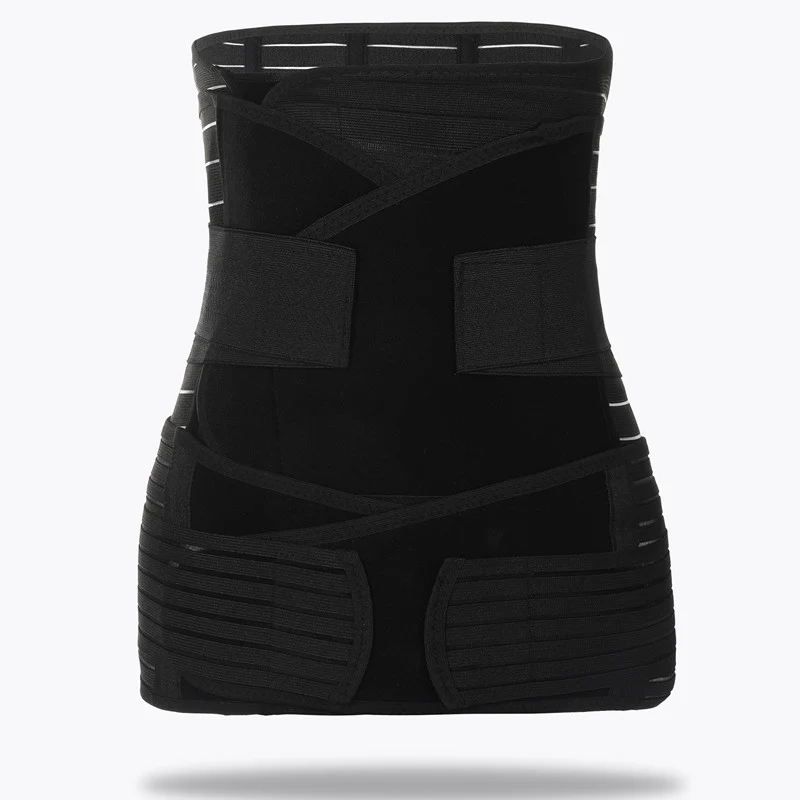3 fasce di supporto postpartum per donne, cintura addominale di recupero della gravidanza, cintura pelvica, shapewear, guaina snellente