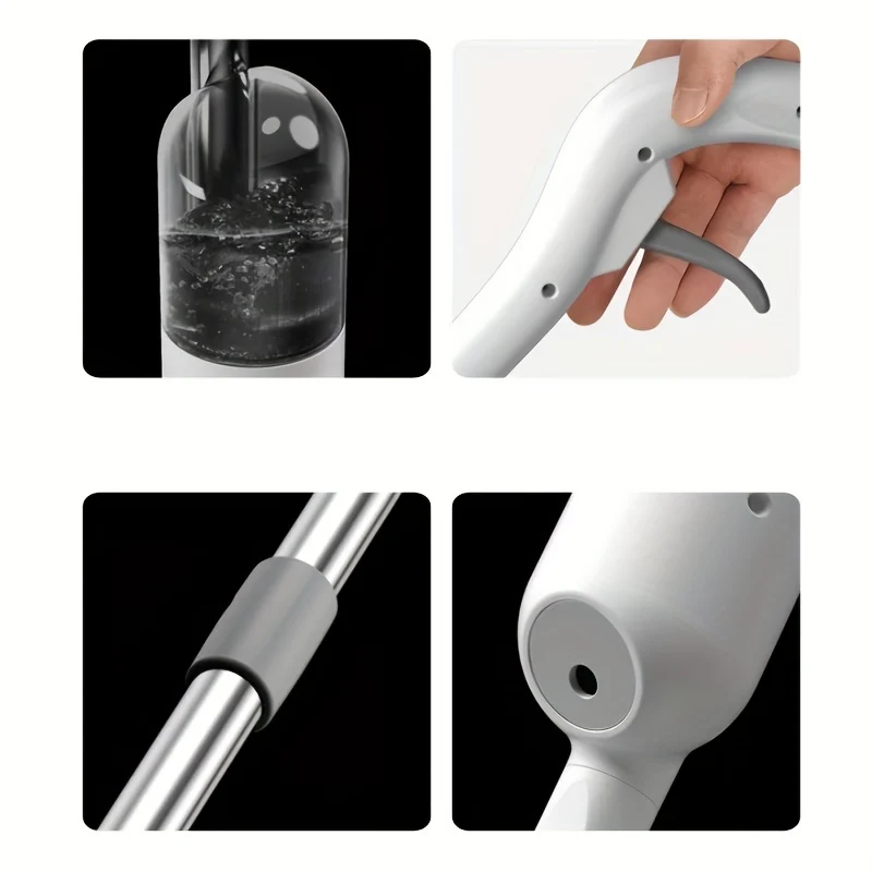 1PC Spray Mop Con Una Testa Di Mop Sostituibile, Strumenti Per La Pulizia Della Casa Trending Spraver 360 Gradi Girevole Microfibra, Spray Mopfor MagicOnline