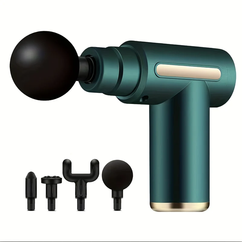 1pc Pistola Per Massaggi, Massaggiatore A Percussione Portatile Per Tessuti Profondi, Design Ultra Compatto Ed Elegante, Alimentato Da Alta Coppia, Regali Per Uomini E Donne