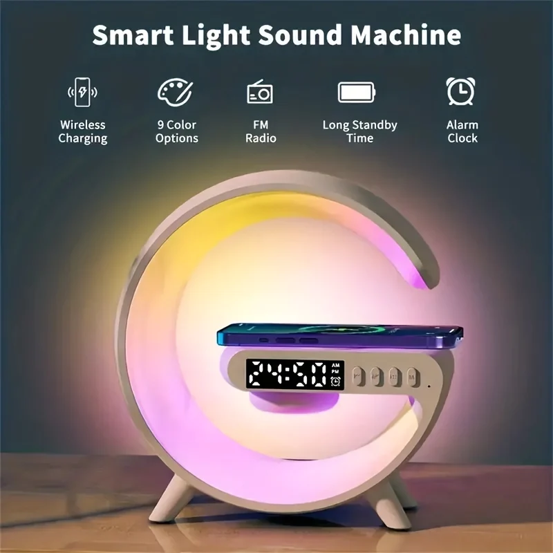 Lampada Di Ricarica Wireless Creativa G-Lamp, Lampada Multiuso Per Camera Da Letto, Ufficio, Decorazioni Per La Casa, Compleanno Perfetto, Regalo Di Natale
