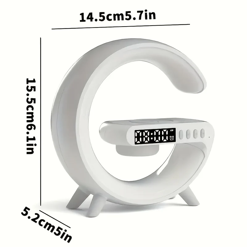 Lampada Di Ricarica Wireless Creativa G-Lamp, Lampada Multiuso Per Camera Da Letto, Ufficio, Decorazioni Per La Casa, Compleanno Perfetto, Regalo Di Natale