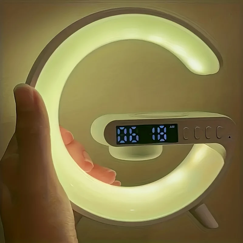 Lampada Di Ricarica Wireless Creativa G-Lamp, Lampada Multiuso Per Camera Da Letto, Ufficio, Decorazioni Per La Casa, Compleanno Perfetto, Regalo Di Natale