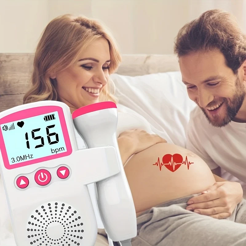 Cardiofrequenzimetro Fetale Doppler Ad Alta Sensibilità E Precisione Da 3,0 MHz: Monitora La Tua Salute Con Facilità! Regalo Di Natale, Halloween, Giorno Del Ringraziamento