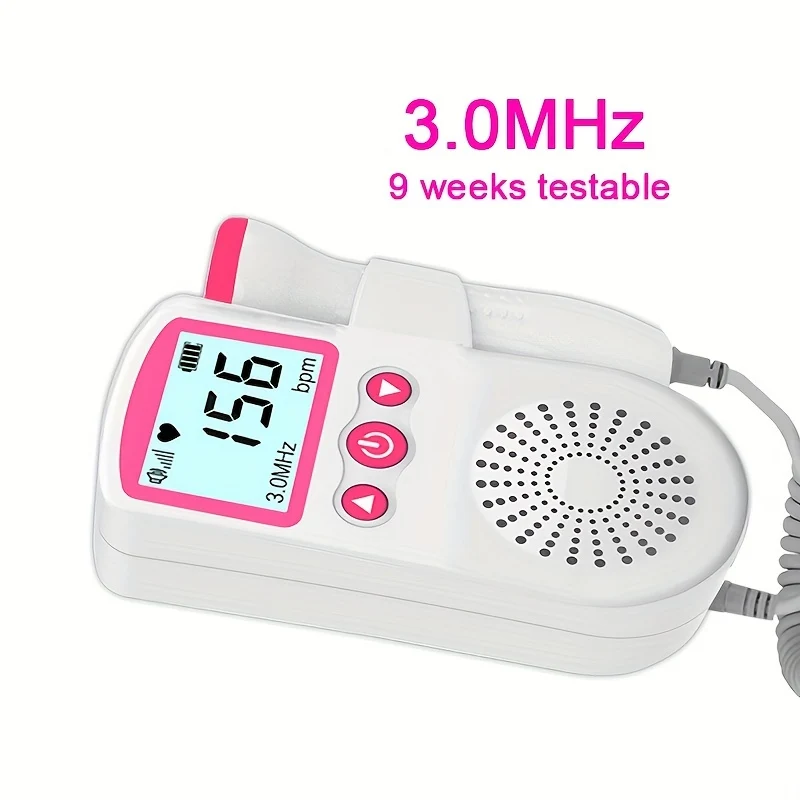 Cardiofrequenzimetro Fetale Doppler Ad Alta Sensibilità E Precisione Da 3,0 MHz: Monitora La Tua Salute Con Facilità! Regalo Di Natale, Halloween, Giorno Del Ringraziamento