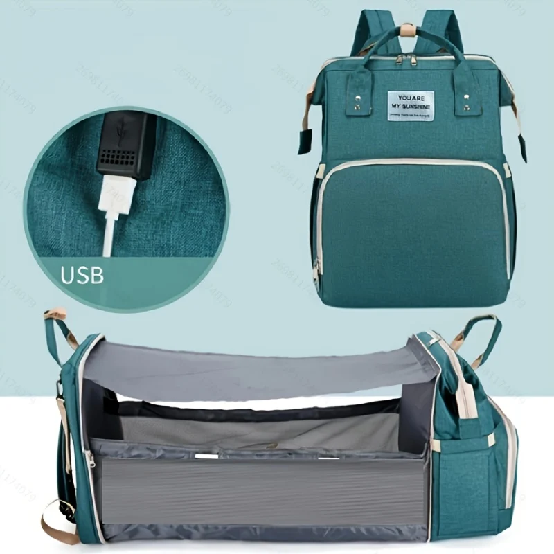 La Borsa Per Mummia Pieghevole Per Culla Definitiva: Borsa Da Viaggio Multiuso Di Grande Capacità Per La Mamma, Natale, Halloween, Regalo Del Ringraziamento