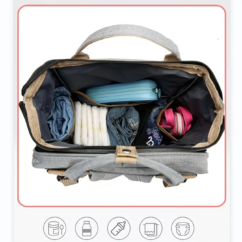 La Borsa Per Mummia Pieghevole Per Culla Definitiva: Borsa Da Viaggio Multiuso Di Grande Capacità Per La Mamma, Natale, Halloween, Regalo Del Ringraziamento