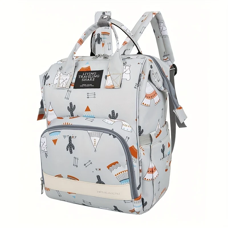 Borsa per la mamma, Zaino per la mamma multifunzionale di grande capacità, Borsa per la mamma e il bambino, Zaino per la mamma, Borsa per la maternità, Regalo di Halloween, Ringraziamento e Natale