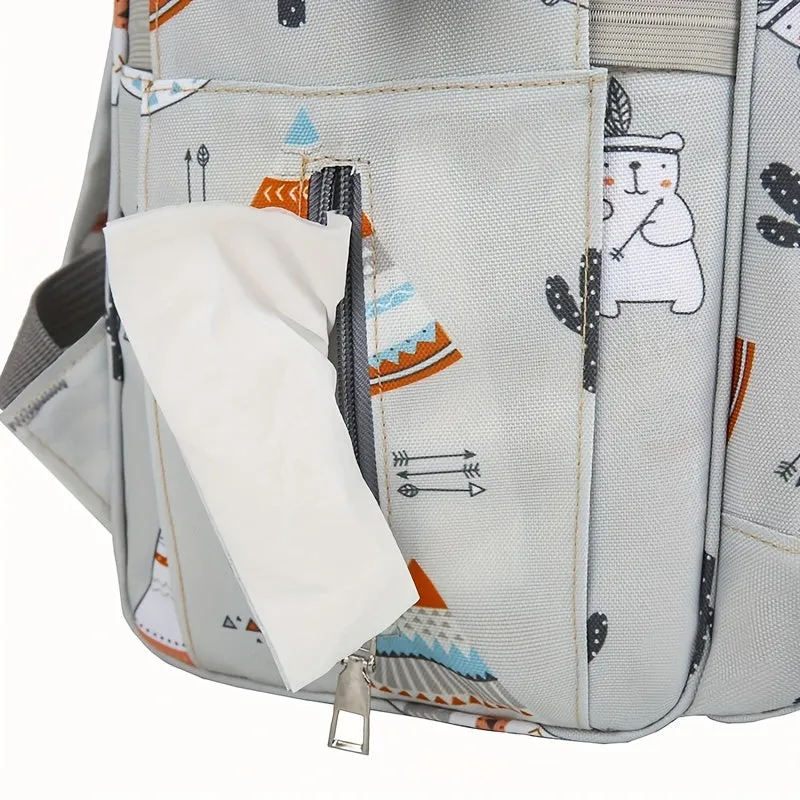 Borsa per la mamma, Zaino per la mamma multifunzionale di grande capacità, Borsa per la mamma e il bambino, Zaino per la mamma, Borsa per la maternità, Regalo di Halloween, Ringraziamento e Natale