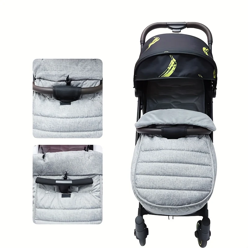 Passeggino Universale Sacco A Pelo Per Passeggino Caldo Invernale, Foderato In Pile Di Corallo Caldo Antivento Impermeabile Per Sacco A Pelo Per Passeggino Natale, Giorno Del Ringraziamento, Capodanno, Regalo Di San Valentino